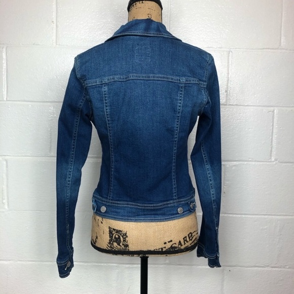 Old Navy Denim Jacket Cropped Small Pockets - Picture 5 of 8